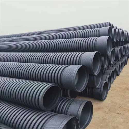 Double wall corrugated hdpe pipe Large diameter Drainage hdpe double wall corrugated pipe